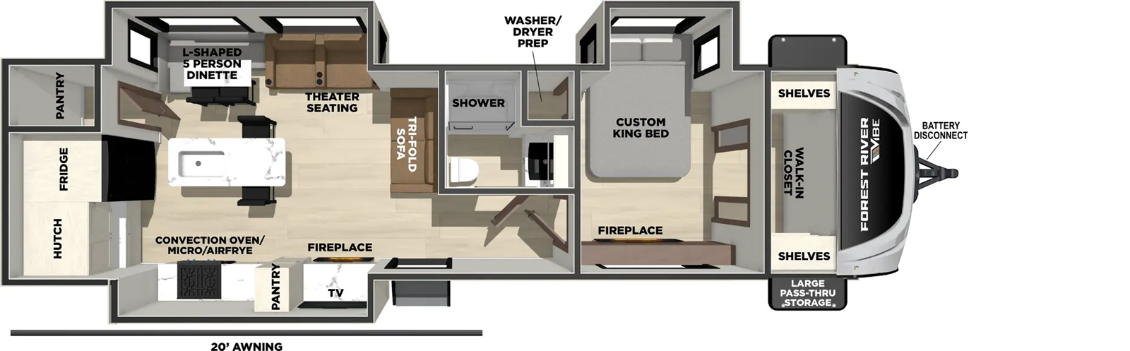 3400XL Floorplan Image
